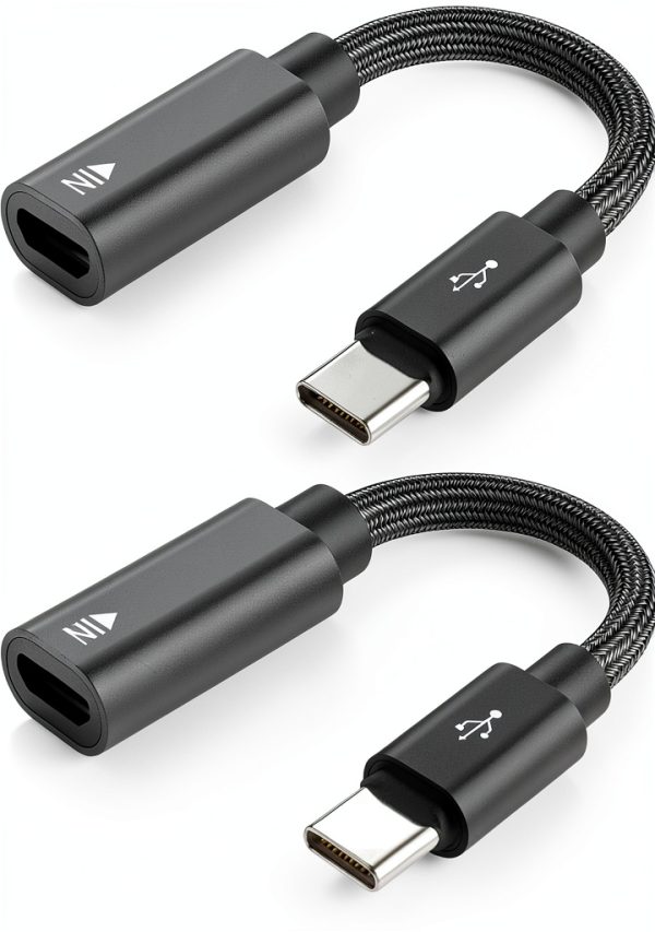 KUXIYAN USB Type C Adapter 2 Pack for Cell Phones-0