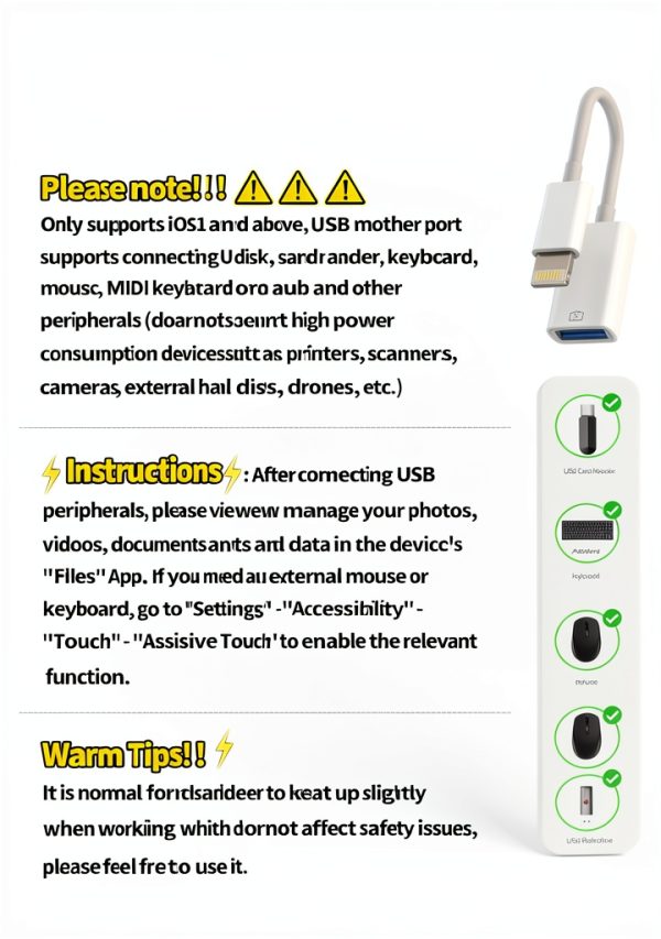 Lightning to USB OTG Adapter for iPhone-1