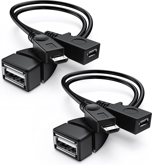 ANDTOBO OTG Cable for Fire TV Stick 4K 2 Pack-0