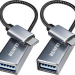 Benfei USB-C to USB 3.0 Adapter 2 Pack Red-0