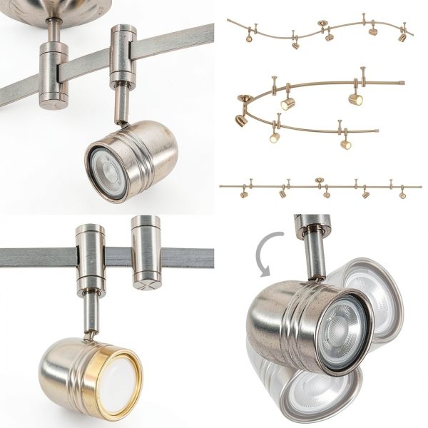 Catalina Lighting 5-Light Track Light Head Brushed Nickel-7