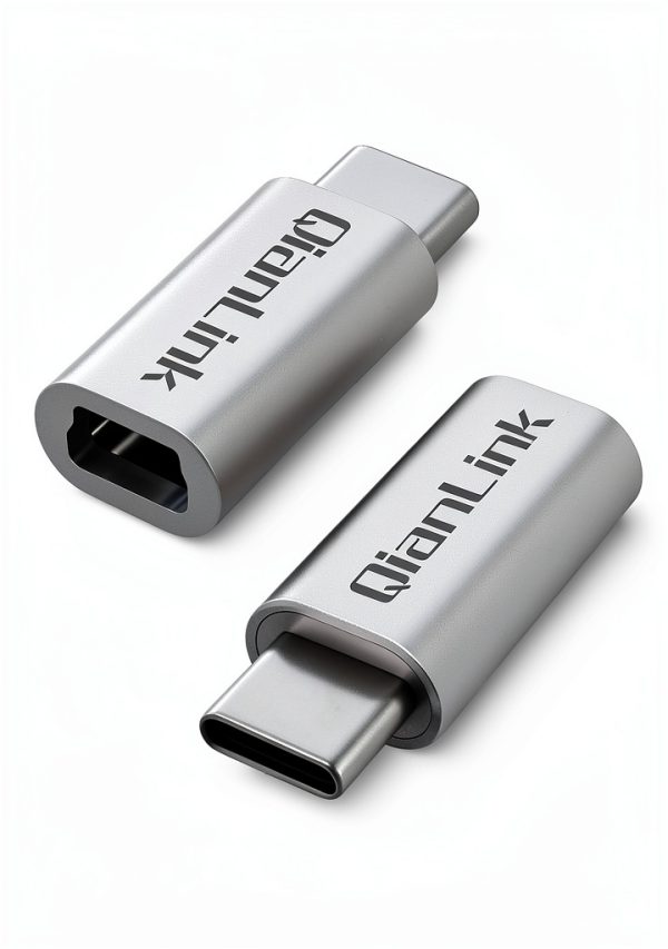 QianLink Mini USB to USB C Adapter for Samsung Galaxy-1