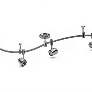 Catalina Lighting 5-Light Track Light Head Brushed Nickel-0