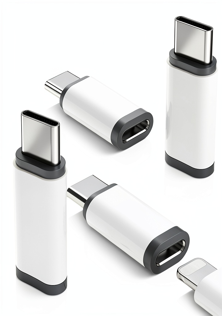 Durable and compact Lightning to USB C adapter