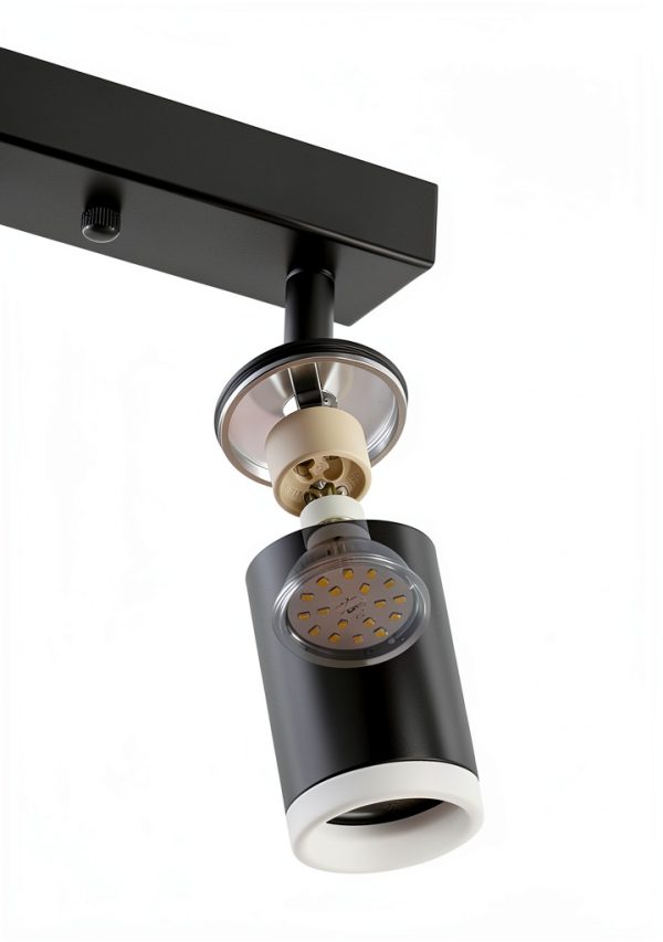 Vtuik LED Spotlight with 3 Pivoting Heads-3