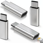 xiwxi USB-C to Lightning Adapter 4 Pack Silver-0