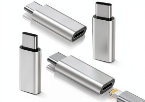 xiwxi USB-C to Lightning Adapter 4 Pack Silver-0