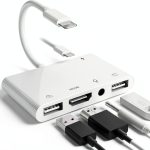 FEINODI iPhone HDMI Adapter White-0