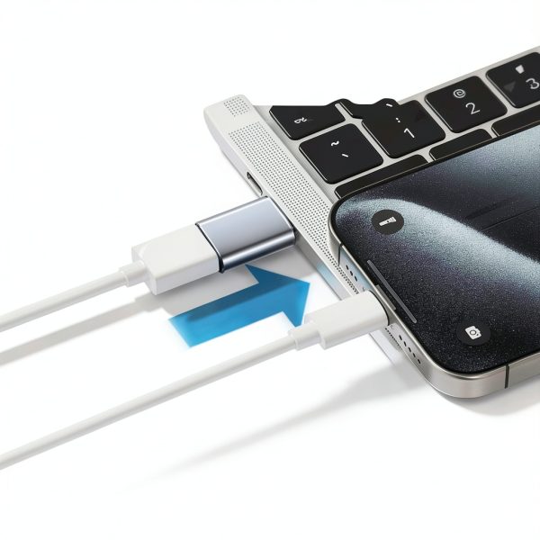 JHAOUS USB C Adapter for Apple iPhone Samsung-7