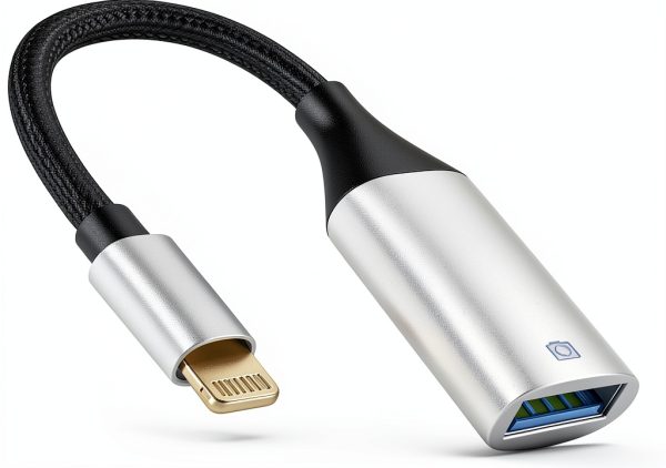 iPhone OTG Adapter by IVSHOWCO Grey Color-0