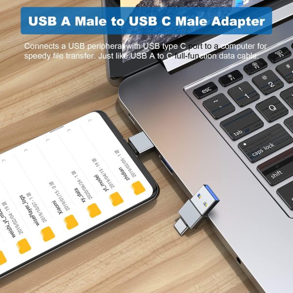AreMe USB C Male to USB 3.0 Female Adapter-4