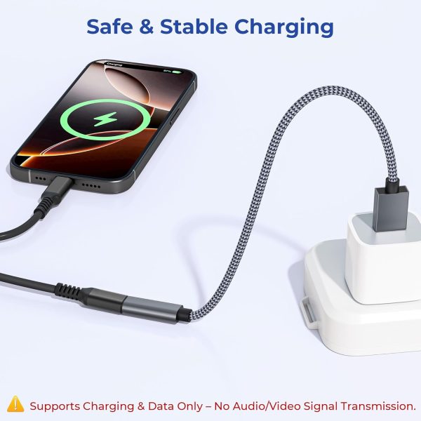 Nova USB C to USB A Adapter Black 3.3FT-6