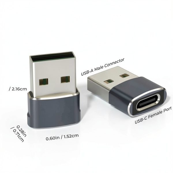 USB-C Adapter Basesailor Aluminum OTG Converter-4