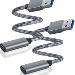 Nova USB C to USB A Adapter Black 3.3FT-0