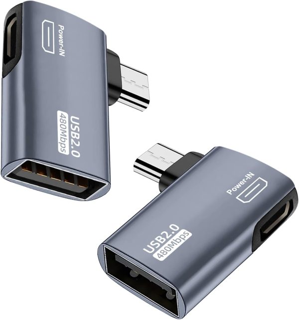 AreMe Micro USB OTG Adapter 2 Pack Streaming-0