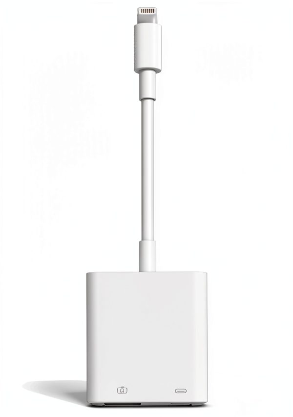 Microwoo iPhone USB Camera Adapter White PlugPlay-0