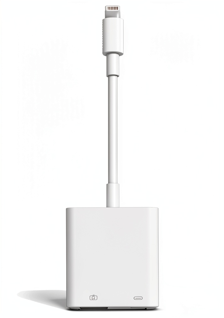Microwoo adapter connected to a DSLR camera on a tripod