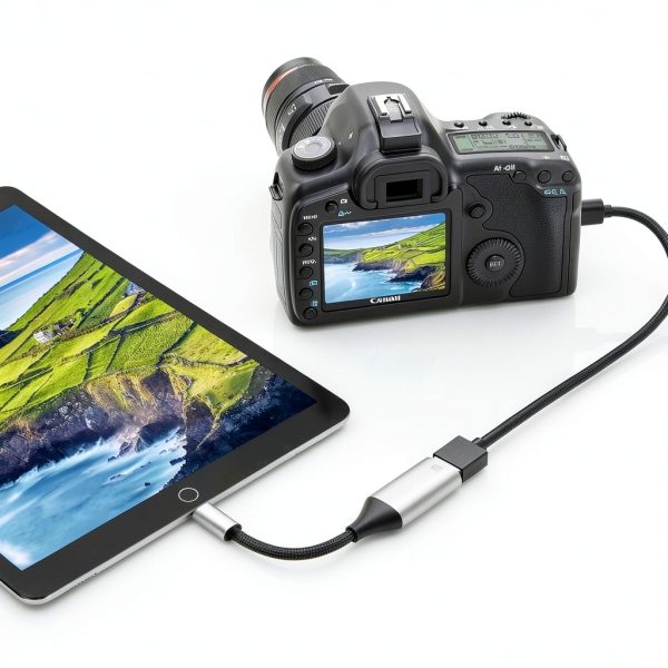 iPhone OTG Adapter by IVSHOWCO Grey Color-4