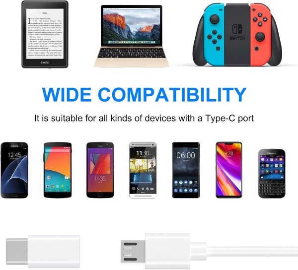 Vanjua Micro USB to USB C Adapter for Cell Phones-1
