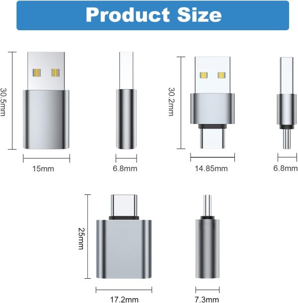 AreMe USB C Male to USB 3.0 Female Adapter-5