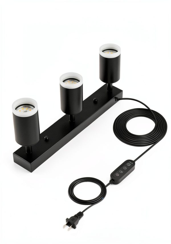 Vtuik LED Spotlight with 3 Pivoting Heads-7