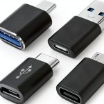 USB C Adapter Mepsies 4‑Pack OTG Combo for Phones-0