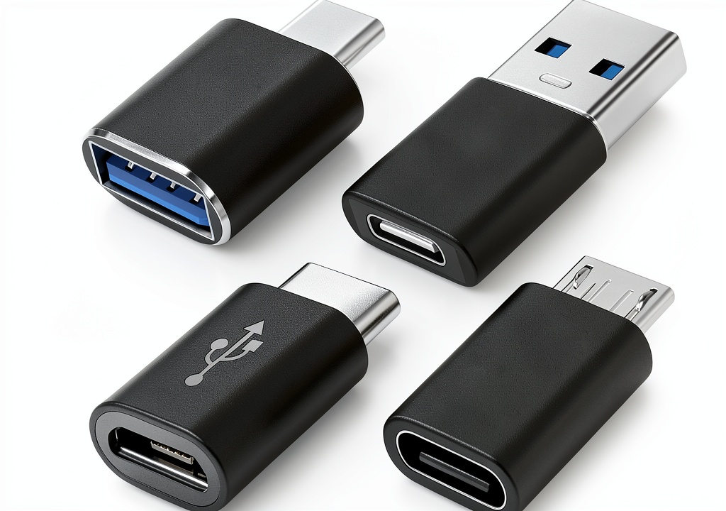 Mepsies USB‑C adapters laid out on a desk
