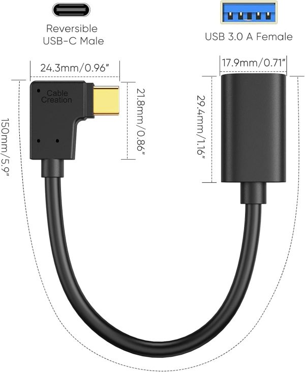 CableCreation USB C OTG Adapter for Macbook Pro-1