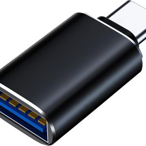 Mepsies USB C to USB A Adapter Black-0