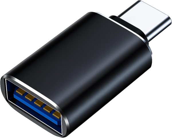 Mepsies USB C to USB A Adapter Black-0