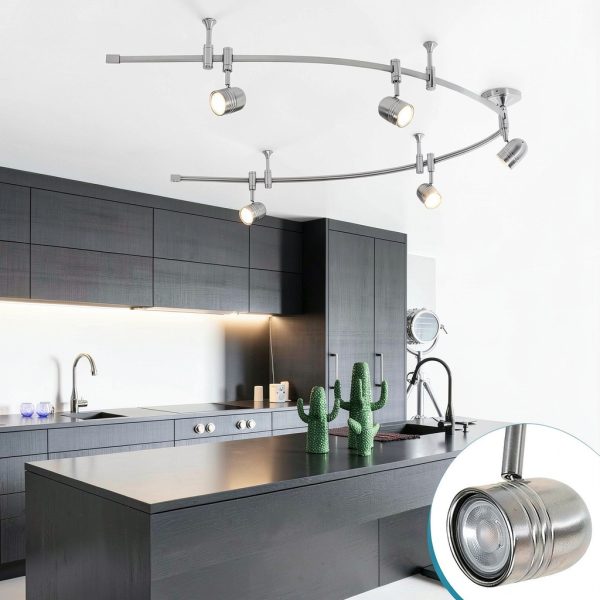 Catalina Lighting 5-Light Track Light Head Brushed Nickel-3
