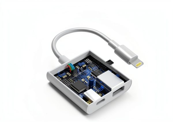 KikoSaka Lightning OTG Adapter for iPhone iPad-3