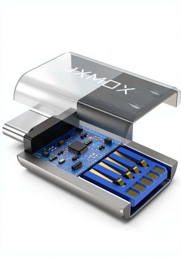 JXMOX USB C to USB 3.0 Adapter for Laptops Tablets-5
