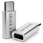 QianLink Mini USB to USB C Adapter for Samsung Galaxy-0