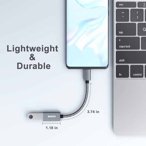 Benfei USB-C to USB 3.0 Adapter 2 Pack Red-4