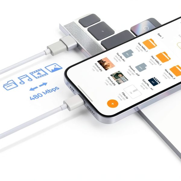 USB-C Adapter Basesailor Aluminum OTG Converter-3