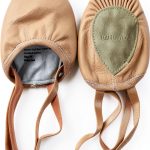 DANCEYOU Ballet Shoes Pink Kids High Stretch Lyrical Suede-0