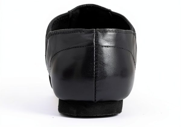 Women's Jazz Shoes Black Leather Brand X-6