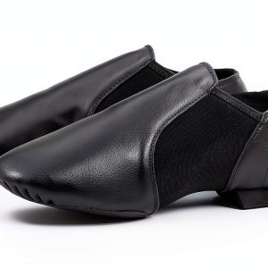 Women's Jazz Shoes Black Leather Brand X-0