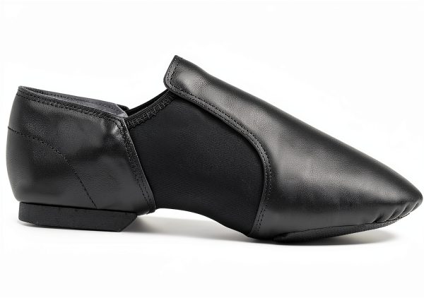 Women's Jazz Shoes Black Leather Brand X-3